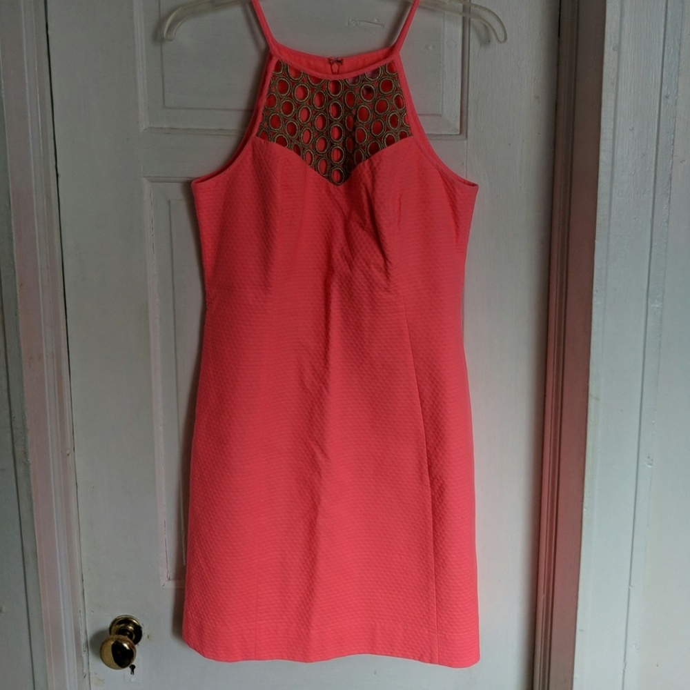 Lilly Pulitzer Pink Sun Ray Larina Shift  Dress
